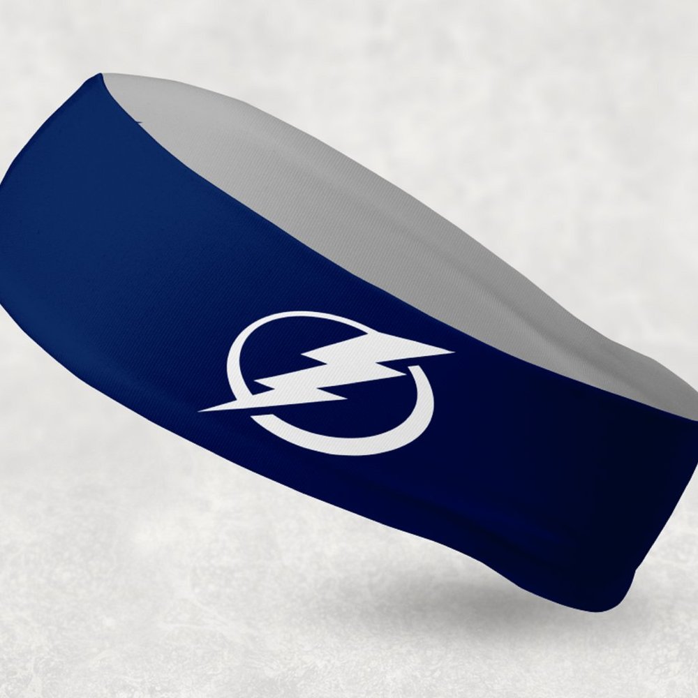 2 Pack - NEW - Reversible Tampa Bay Lightning Headband